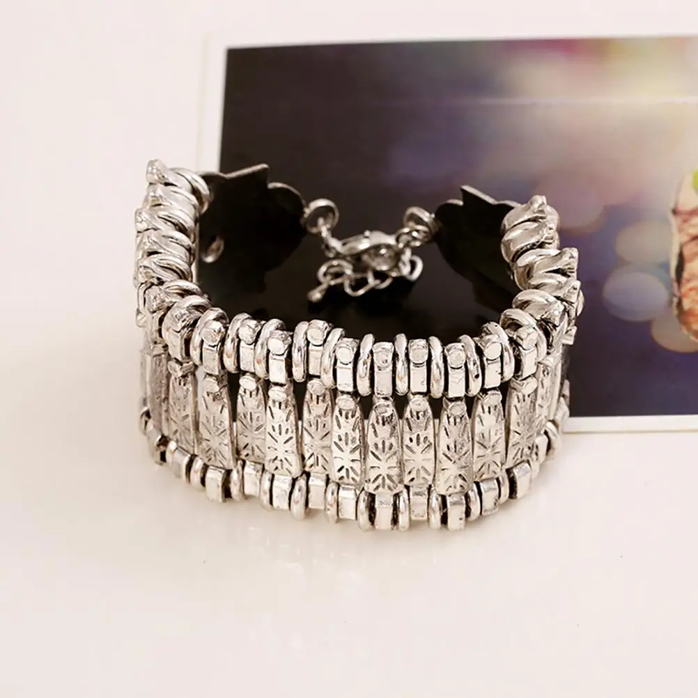 New Tribal Ethnic Jewelry Bohemian Antalya Coin Bracelet Silver Gypsy Statement Boho Coachella Festival Turkish Jewelry 1Pcs