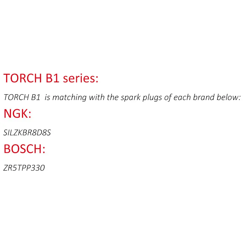 4 упаковки/6 пакетов Китай фонарь свечи зажигания ZR5TPP30/SILZKBR8D8S/RERX5ZPYPB/TORCH-B1