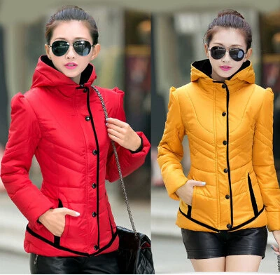 

Free Shipping Casaco Feminino 2016 Winter Jacket Women Slim Office Ladies Zippers Plus Size down & Coats