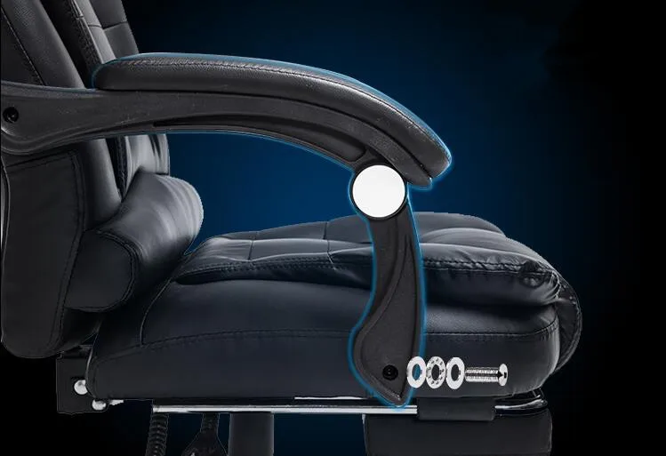 Home Office Computer Desk Massage Chair With Footrest Reclining Executive Ergonomic Vibrating Office Chair Furniture