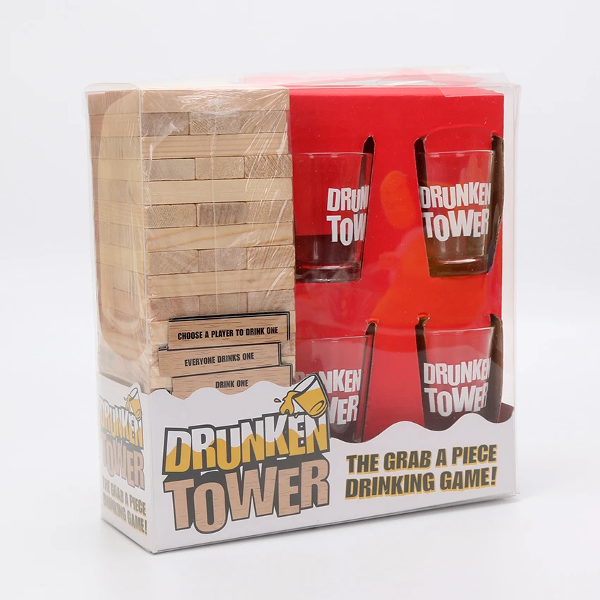 

Drunken Tower Games Drinking Games Bingo Christmas Gift Night Club Party Board Game Fun Life