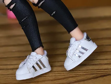 3.2cm Casual shoes 1/6Doll Sport shoes Sneakers Shoes Blyth Canvas Shoes Fit blyth,azone, lati, pullip, ICY - Цвет: shoes 5