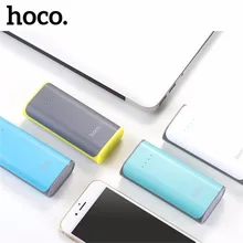 HOCO 5200mAh Original B21 Power Bank Battery Charger USB Ports LED Diplay Carregador Portatil Para Celular For Xiaomi mi5 LJJ526