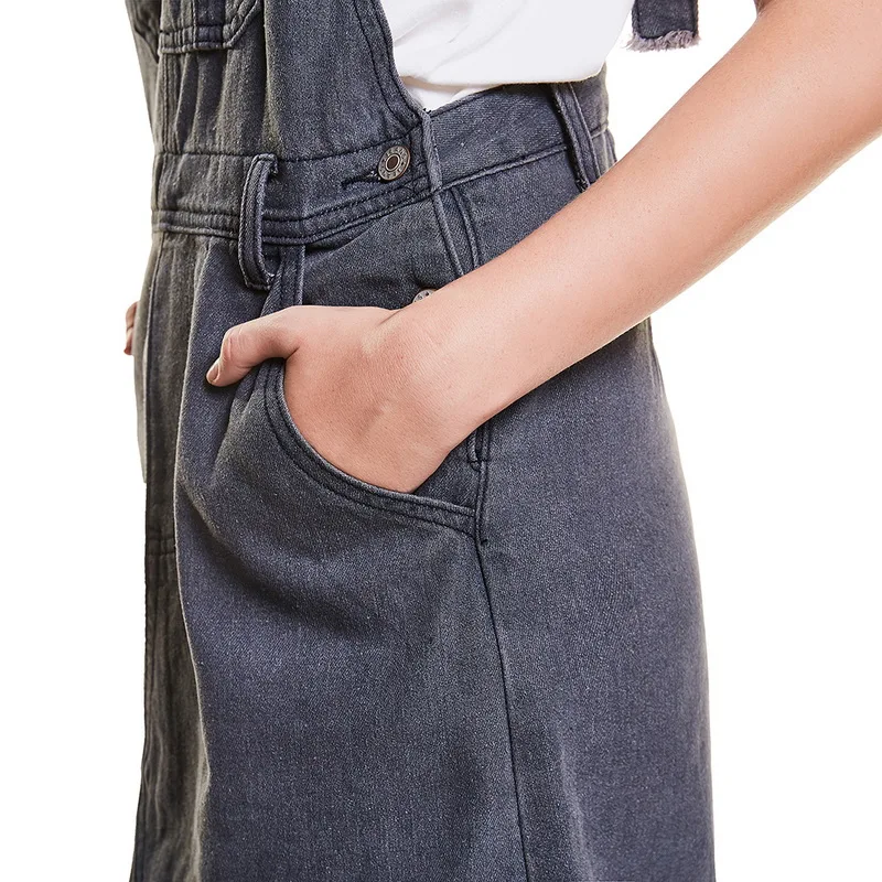 Heflashor летняя Модная Джинсовая юбка Женская Повседневная тонкая короткая юбка с карманами уличный стиль джинсовые комбинезоны короткие комбинезоны