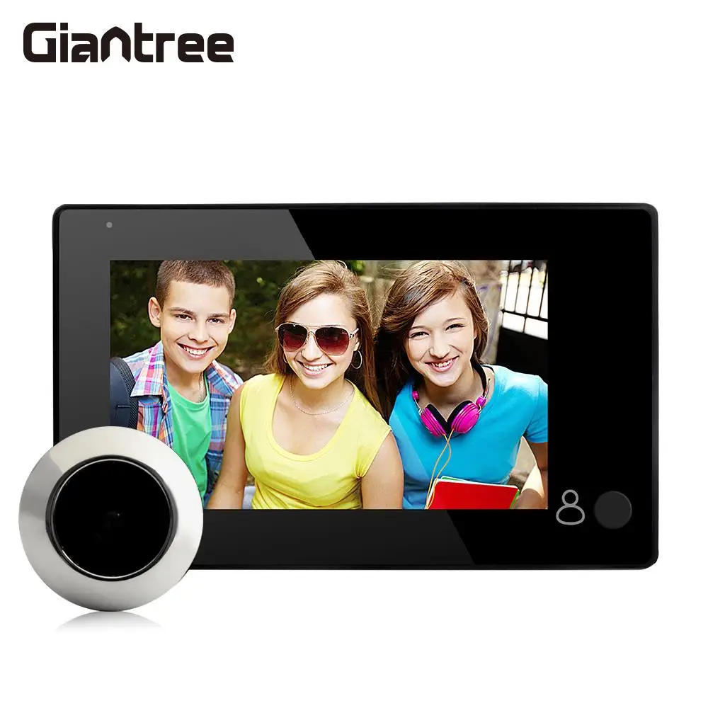 

Wireless Door Viewer 145 Degree Cat Eye Camera Premium Wireless Digital Doorbell 4.3inch Peephole Digital Door Viewer Electric
