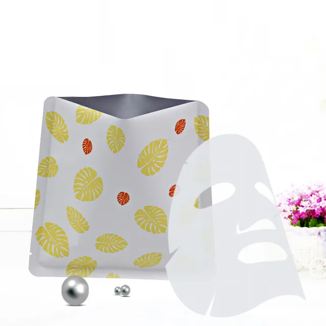 Yellow Leaves Pattern Pure Aluminum Foil Packing Bag