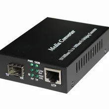 SFP оптоволоконный прием-передатчик 100 ПМБ фотоэлектрический Преобразователь еthernet на волоконный оптический один многомодовых передачи LC порт