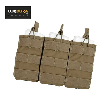 

TMC Triple 5.56 Open Top Cordura MOLLE Magazine Pouch Coyote Brown(SKU051065)