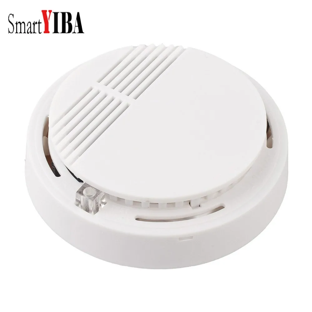 SmartYIBA High Sensitivity Photoelectric Smoke Detector Fire Alarm