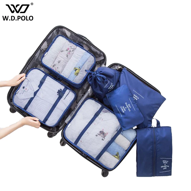 

Waterproof NylonTravel Bags Sets Portable Clothing Sorting Organizer Luggage Tote Durable Tidy Pouch T0003