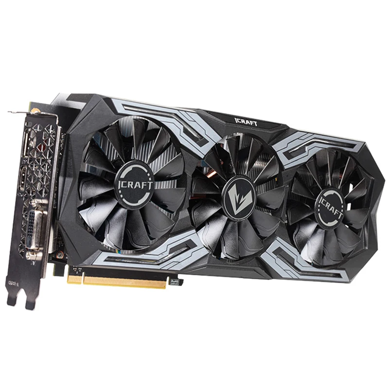 Оригинальная видеокарта MAXSUN GeForce RTX 2060 iCraft 6G для игр GDDR6 192 бит 14 Гбит/с HDMI DP DVI