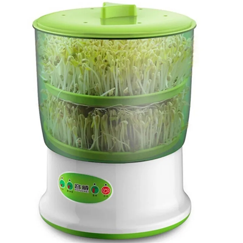 

Intelligence Bean Sprouts Machine Upgrade Large Capacity Thermostat Green Seeds Grow Automatic Bean Sprout Machine