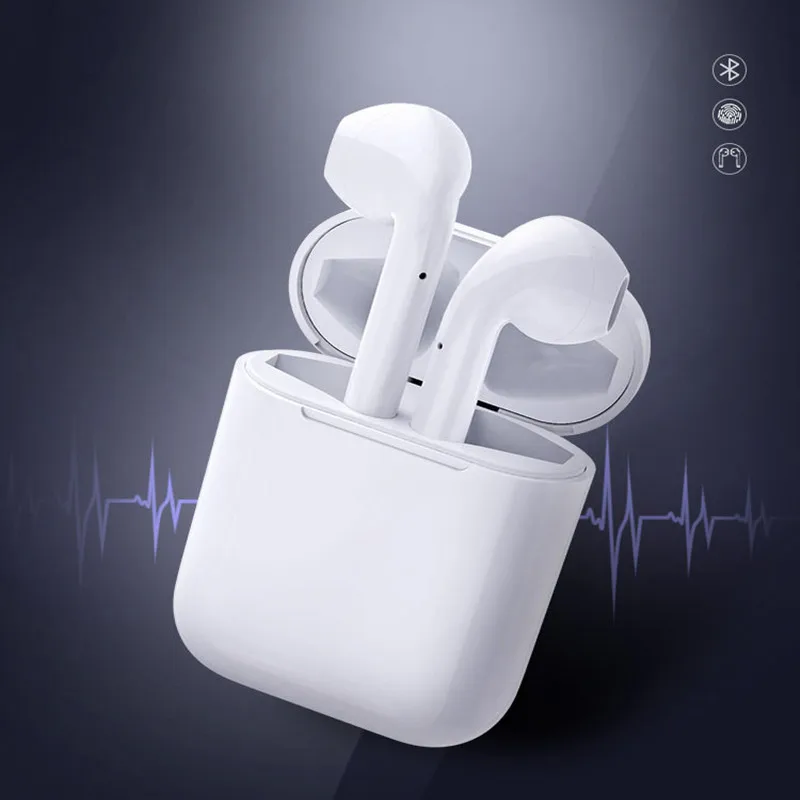 

2019 i13 tws Bluetooth Earphone Wireless Sports 3D stereo Earbuds Touch control Charging case for iPhone Android pk i10 i12 tws