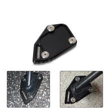 Kickstand Plate Pad Foot Side Stand Enlarger Extension CNC Aluminum for BMW R1200 GS 2007-2012 R1200 ADV 2008-2012