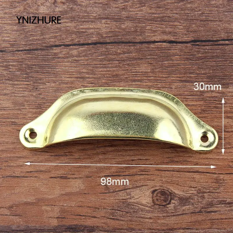 10pcs 30*98mm Retro metal kitchen drawer door handle furniture knob knob hardware cabinet antique gold shell handle 10pcs 30*98mm Retro metal kitchen drawer door handle furniture knob knob hardware cabinet antique gold shell handle