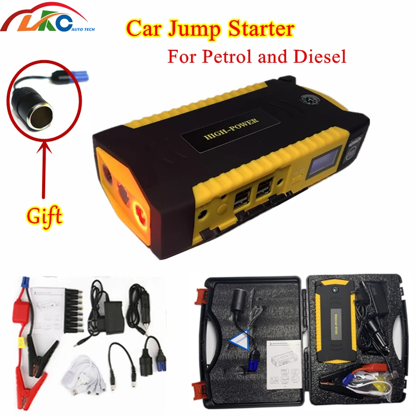 

High Power 12V Car Jump Starter Battery booster Charger Starting Device for Petrol/Diesel Cars Car Starter