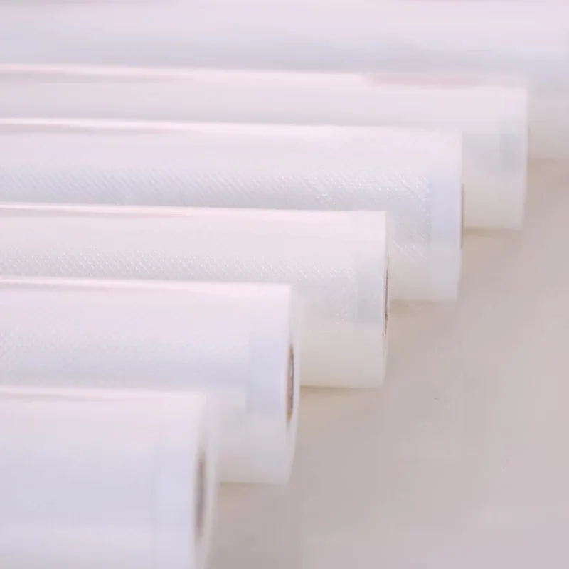 1 Roll Embossed Nylon Plastic Sleeve Bag Retail Heat Seal Vacuum Packaging Food Saving Storage Poly Bag For Meat Beef Freeze Bag 3