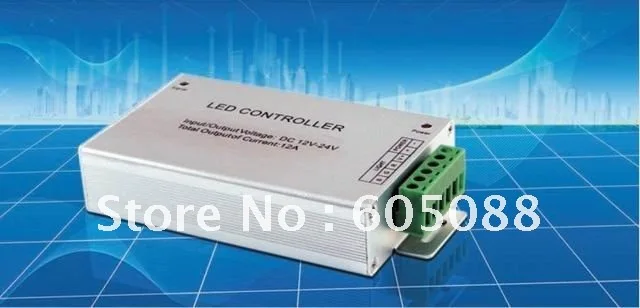 

DC12v 144w led rgb controller Common anode 4A each channel with jump/gradual color changing programme 5pcs DHL free shipping