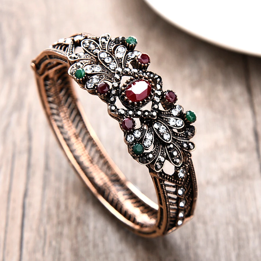 

Unique Designer Brand Expandable Wrist Bracelet Arm Bracelets For Women Bangle Fine Cuff Ethnic Bangles Jewelry