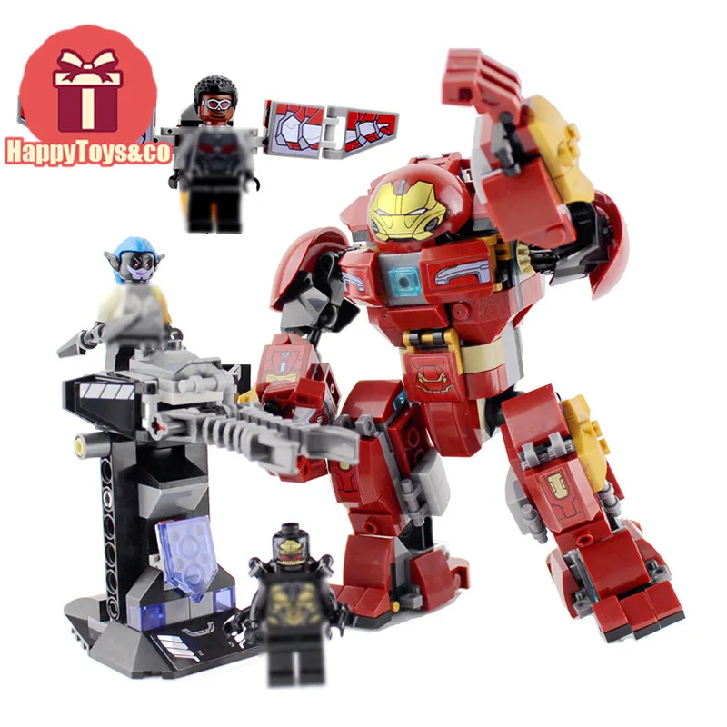 2018 Legoing Avengers Infinity War 76104 420Pcs Hulkbuster Smash toys For Children Gift SY1001 Building Blocks Set compatible