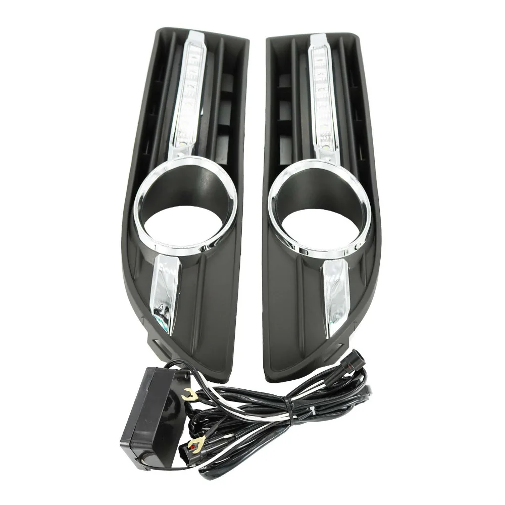 For VW Polo 2005 2006 2007 2008 Car-styling LED DRL Daytime Running Lights With Wire Of Harness For VW Polo 2005 2006 2007 2008 Car-styling LED DRL Daytime Running Lights With Wire Of Harness