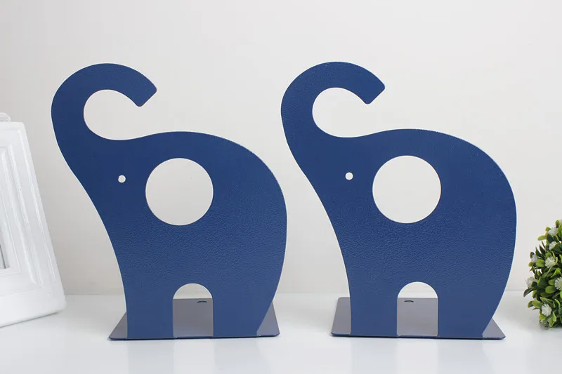 Girafa e Elefante Estande dos Desenhos Animados de Metal Novo Bonito Livro Estante Leitura Titular Prateleira 2 Pçs - Set 14 Cheap Sup. livro