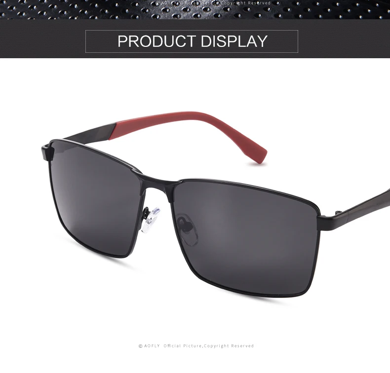AOFLY, Ретро стиль, фирменный дизайн, мужские поляризованные солнцезащитные очки, квадратные, классические, мужские солнцезащитные очки, мужские очки, UV400, AF8189