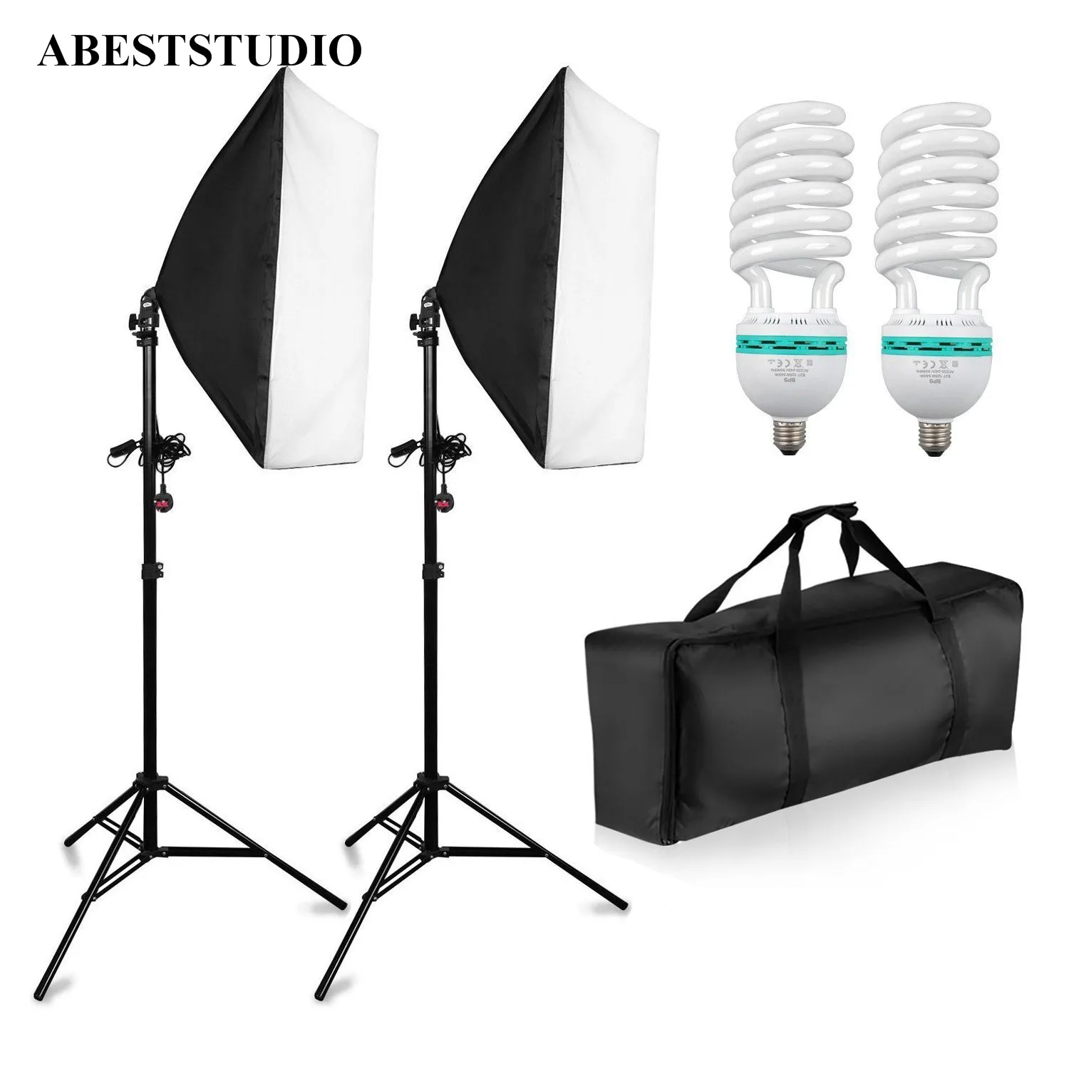 stativo lampade Set per studio fotografico con photo box 40cm stativo lampade Set per studio fotografico con photo box 40cm