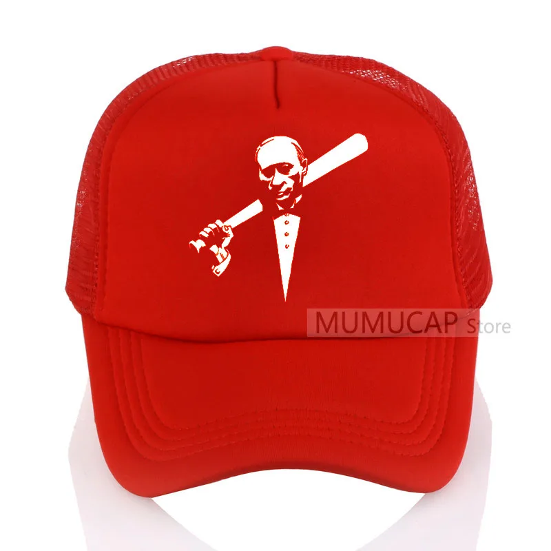 Grandwish/Бейсбольные кепки В. В. Путиного, мужские кепки с принтом персонажа, летняя сетчатая Кепка, шапка в
