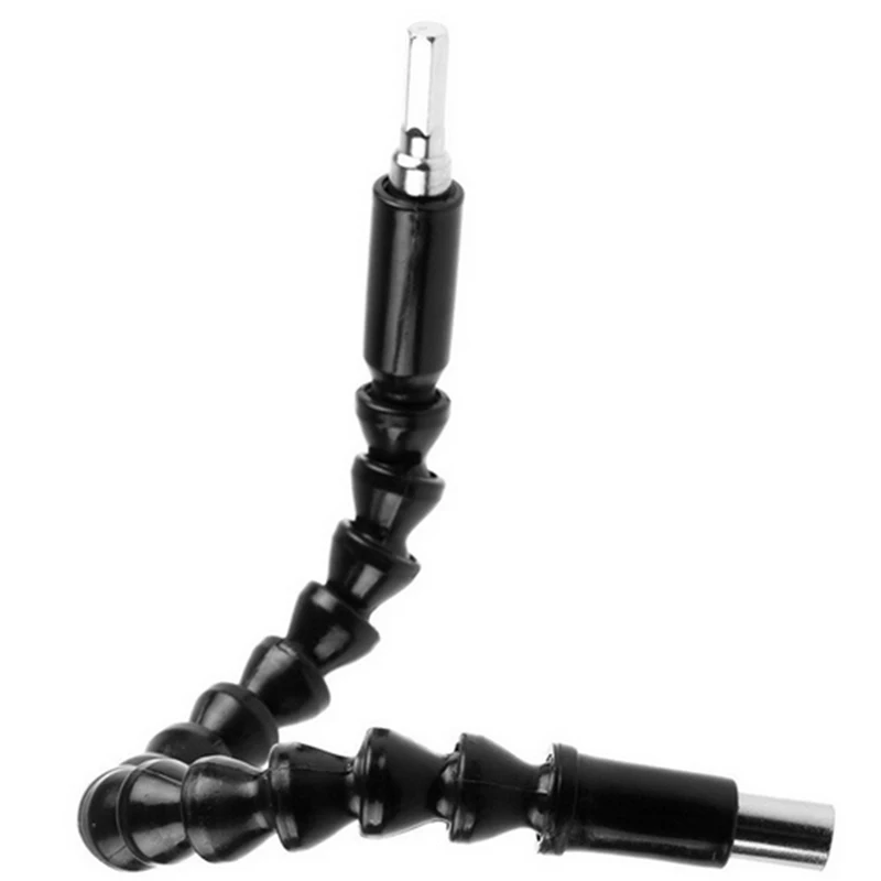 

295mm Electronics Drill Black Flexible Shaft Bits Extention Screwdriver Bit Holder Connect Link For Electronics Drill