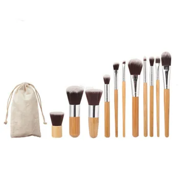 

11 pcs Makeup Brushes with Case Synthetic Foundation blush brush Powder Blending Makeup Brushes Set Professional Cosmetic tools