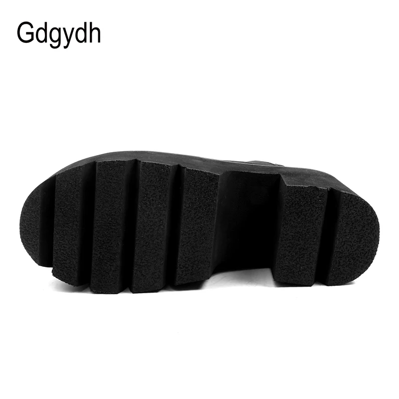 Женские сандалии Gdgydh черные на платформе с ремешком щиколотке лето 2019|Боссоножки