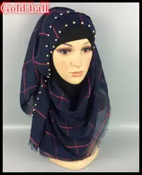 G 3 2016 золото хрустальный шар с полосой хиджаб, шаль, шарф, 180*90 см. 10 шт. 1 лот, можно выбрать цвета