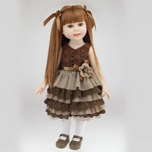 18″ Doll Vinyl Washable & Bathed Play Littler Girl Dolls Light brown hair Light Brown eyes