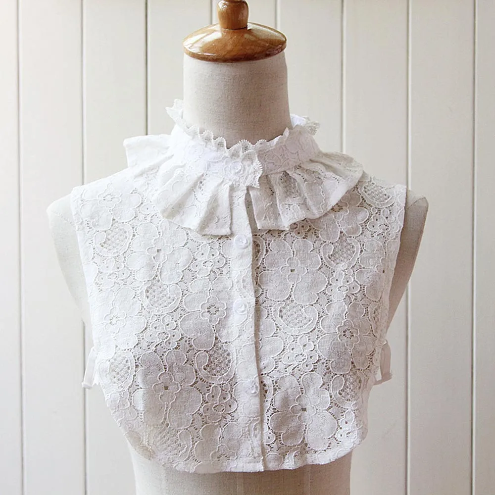 

Women clothes False Collar Vintage Choker Necklace Detachable Lapel Shirt Fake False Collar O.11