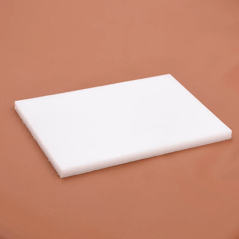 

1 pc Handmade DIY cow leather leather carving leather art white plastic pad plate punching diamond round punch punching pad