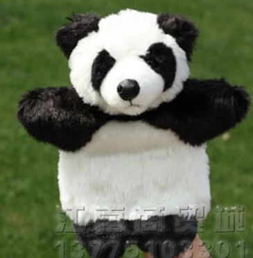 Сказочная игрушка 1 шт. 26 см мультфильм забавная панда милые Плюшевые Ручные куклы Спящая пустышка игра выполнить реквизит ребенок подарок для младенцев
