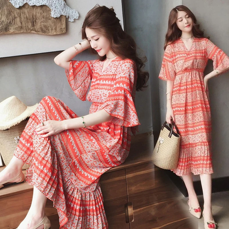 

2018 New Brand Woman Maternity Dress Woman Casual Large Size Dresses Pregnant Woman Clothing MD-00509