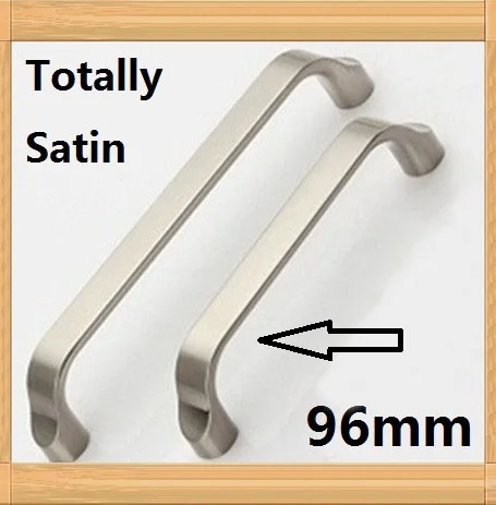 

Hole Pitch 96mm/128mm Zinc alloy Modern handle cabinet handle drawer pulls middle totally satin finish