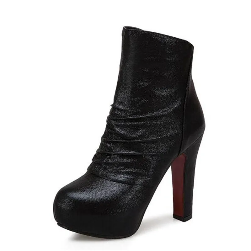 Promotional products winter New style Short tube fashion boots Super heel sexy Nightclub Women Boots plus size 34-43