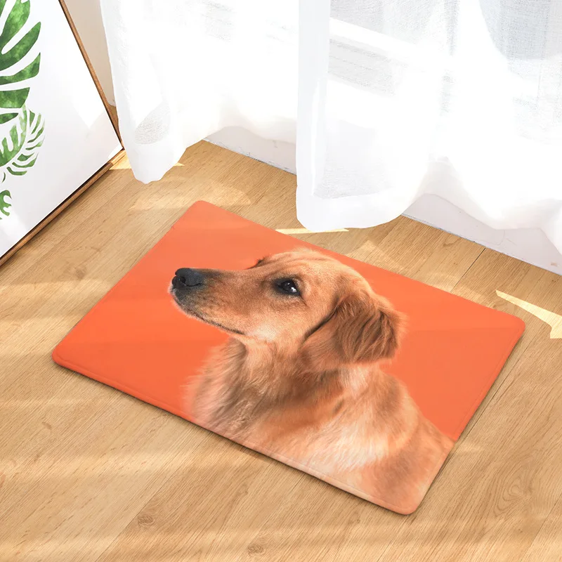 

Cute Pet Dog Door Mat Dalmatian Golden Retriever Foxhound Maltese Dog Pad Chihuahua Afghan Hound Rottweiler Dachshund Blanket
