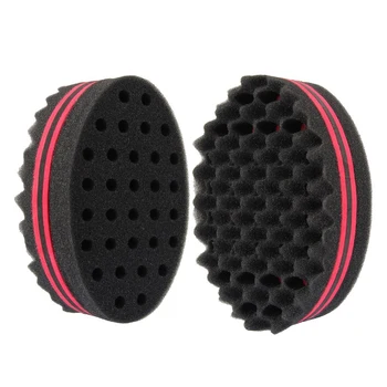 

2 Pcs Magic Barber Sponge Hair Brush for Twists, Afros, Coils, Dreadlocks