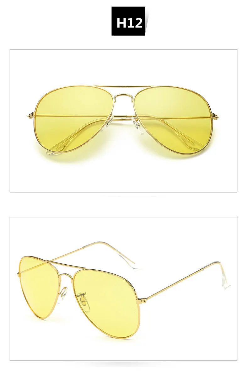Авиационные Солнцезащитные очки женские мужские классические пилот водитель солнцезащитные очки для женщин мужские женские брендовые дизайнерские Oculos de sol UV400