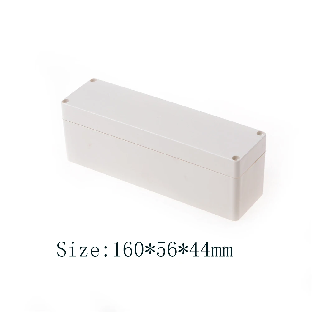 Черный белый разъем пластиковый электронный ящик для проекта электрические принадлежности 9 размеров на выбор DIY корпус инструмент Чехол - Цвет: as pic