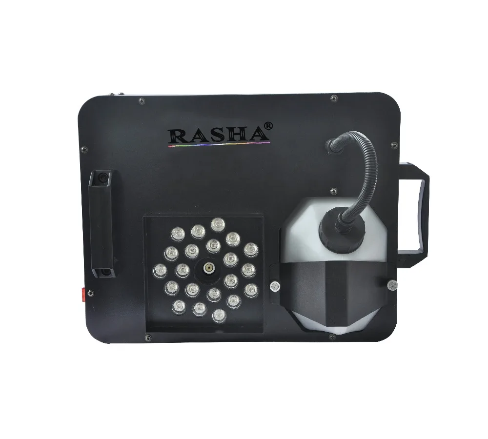 

1500W Digital 21pcs*3W RGB LED Fog Machine Stage Smoke Machine Colorful Haze Machine For Wedding Effects Event Party