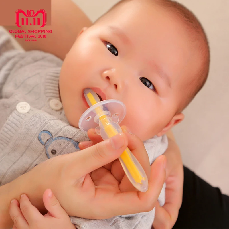 1 PC Kids Baby Teether Training Teeth Soft Toothbrush For Children Baby Food Grade Silicone Toothbrush Infant Newborn Brush Tool 1 PC Kids Baby Teether Training Teeth Soft Toothbrush For Children Baby Food Grade Silicone Toothbrush Infant Newborn Brush Tool