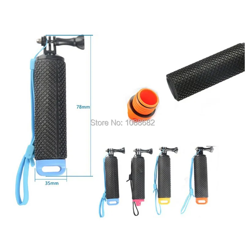 High Quality Anti-slip Gopro Floating Bobber Stick Floaty Handheld Monopod Pole Hand Grip for Gopro Hero 4 3+ 3 2 SJCAM (16)