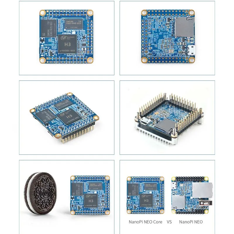 NanoPi NEO Core 256 МБ/512 МБ Allwinner H3, Quad-core Cortex-A7 UbuntuCore с магистрали ядра 4. x. y