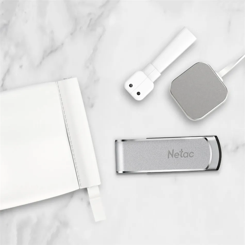 Netac USB3.0 U диск 16 ГБ 32 ГБ 64 ГБ 128 ГБ USB флэш-накопитель U388 высокоскоростной Накопитель Памяти 360 Поворот металла шифрование автомобиля U диск