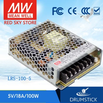 

Steady MEAN WELL LRS-100-5 5V 18A meanwell LRS-100 90W Single Output Switching Power Supply